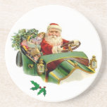 Vintage Christmas Sandstone Coasters