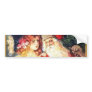 Vintage Christmas Santa and Angel Bumper Stickers