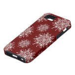 Vintage Christmas Snowflakes Blizzard Pattern