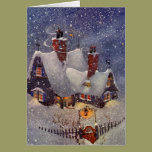 Vintage Christmas Thank You Cards cards