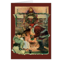 Vintage Christmas Thank You Cards