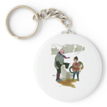 Vintage Christmas The Real Mother Goose Key Chain