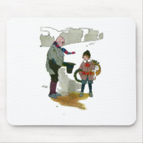 Vintage Christmas The Real Mother Goose Mousepads