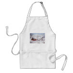 Vintage Christmas; The Road Winter aprons