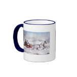 Vintage Christmas; The Road Winter mugs