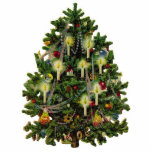 VIntage Christmas Tree Ornament photo sculptures