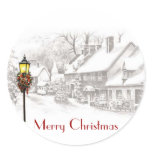 Vintage ChristmasTown Stickers