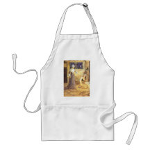 Vintage Cinderella and Fairy Godmother Fairy Tale Aprons