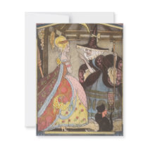 Vintage Cinderella and Fairy Godmother Fairy Tale
