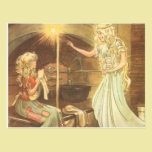 Vintage Cinderella and Fairy Godmother postcards