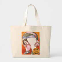 Vintage Circus Acrobat Canvas Bag