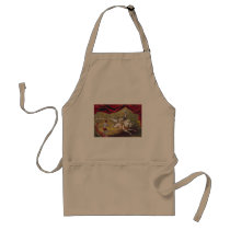 Vintage Circus Art Apron