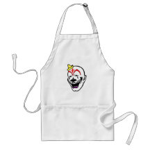 Vintage Circus Clown Apron