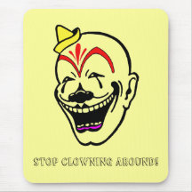 Vintage Circus Clown Mousepads