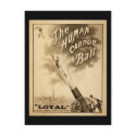 Vintage Circus Poster Human Canon Ball circa 1879 postcards