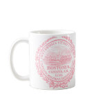 Vintage City of Boston Seal, pink Coffee Mug
