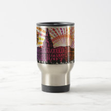 Vintage city tazas