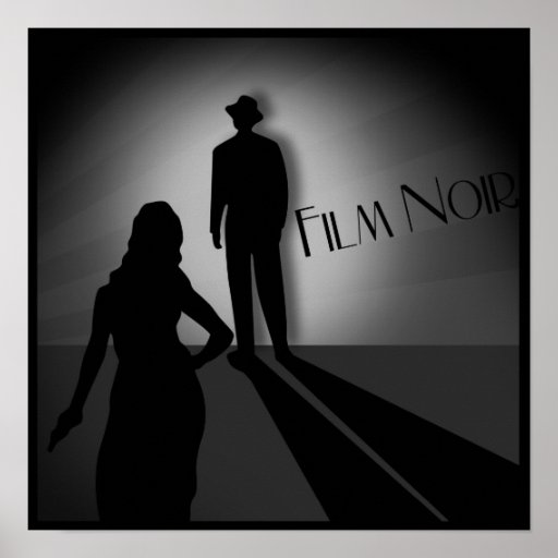 vintage classic film noir print