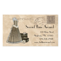 Vintage Clothing Business Card
