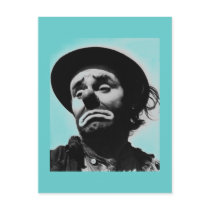 Vintage Clown Postcard