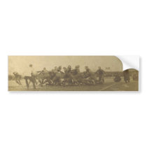 Vintage College Football Game from 1902 Bumper Stickers