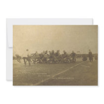 Vintage College Football Game from 1902 Custom Announcements