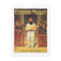 Vintage Colman's Mustard Heads the Field Cricket A postcards