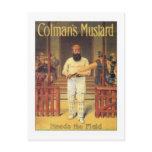 Vintage Colman's Mustard Heads the Field Cricket A postcards