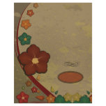 vintage colorful flower vector art custom flyer