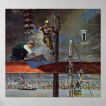 Vintage Construction Print