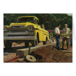 Vintage Construction Site; Architect and Client cards