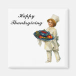 Vintage Cook Square Magnet