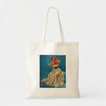 Vintage Corsage Prom Gil Elvgren Pinup Girl Canvas Bag