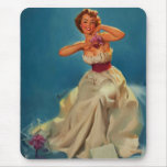 Vintage Corsage Prom Gil Elvgren Pinup Girl mousepads