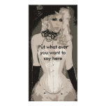 Vintage Corset Art Customisable Photo Card photo cards