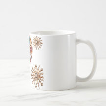 Vintage Costume Jewellery Rhinestones Diamonds Coffee Mugs