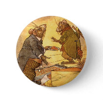 Vintage Country Mouse, City Mouse Aesop's Fable Pins