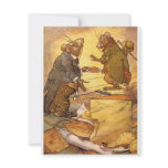 Vintage Country Mouse, City Mouse Aesop's Fable invitations