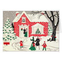 Vintage Countryside Greetings Card