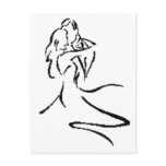 Vintage Couple Dancing postcards