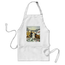 Vintage Cow Image Aprons