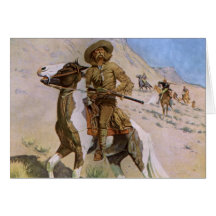 Vintage Cowboy, The Scout by Remington Card