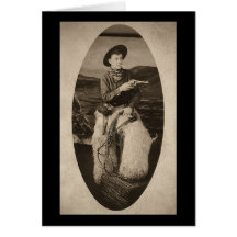 Vintage Cowboy with Lasso circa 1900 Cards