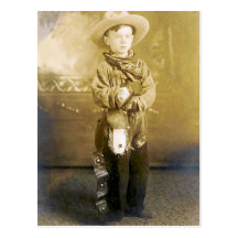 Vintage Cowboys 18 Postcard
