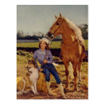 Vintage Cowgirl Post Cards