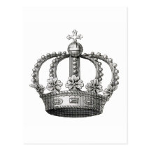 Vintage Crown Postcard
