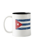 Vintage Cuba Flag mugs