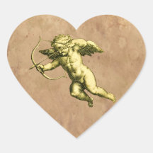Vintage Cupid Stickers