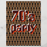 Vintage curves personalized flyer