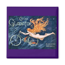 Vintage Cycles Gladiator Bicycles Ad - 1895 Fridge Magnet